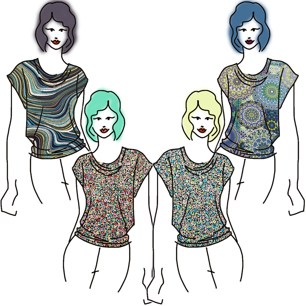 BOWEN Cowl Slouch Tee