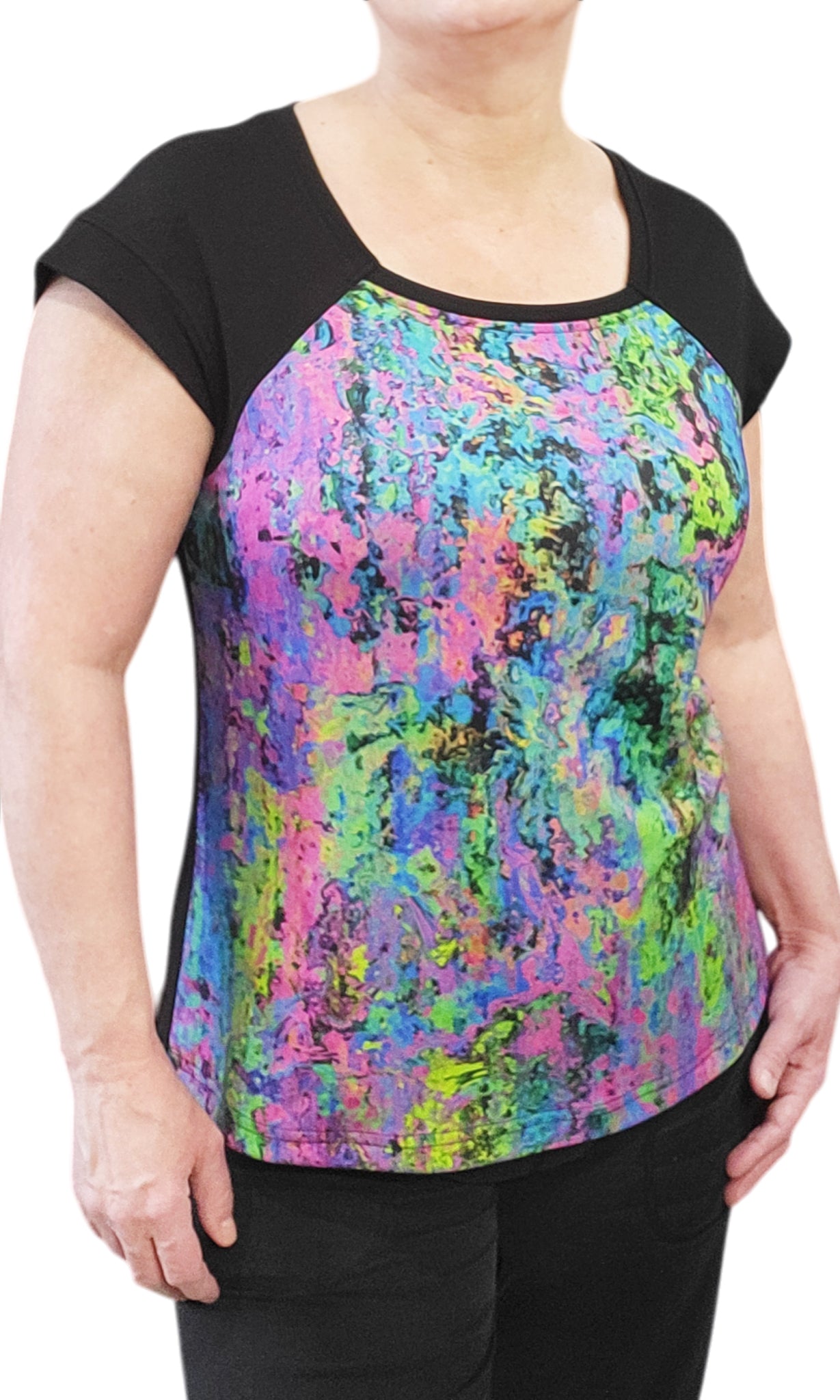 DECADE Eras Tee - 80s NEON