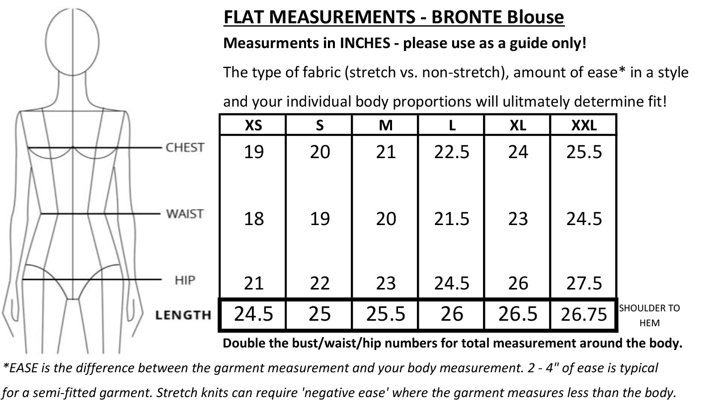 BRONTE Flaming Hearts Blouse - FINAL SALE