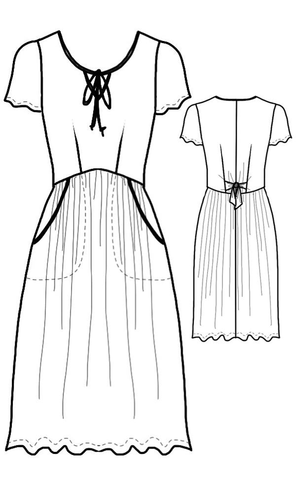 CLEMENTINE Flaming Hearts Dress - FINAL SALE