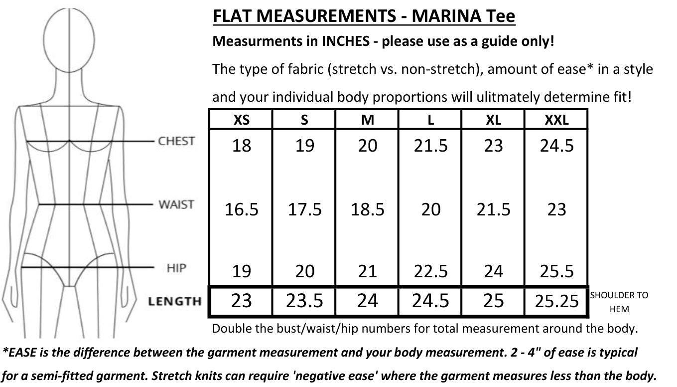 MARINA Deep Sea Tee - TROPICAL