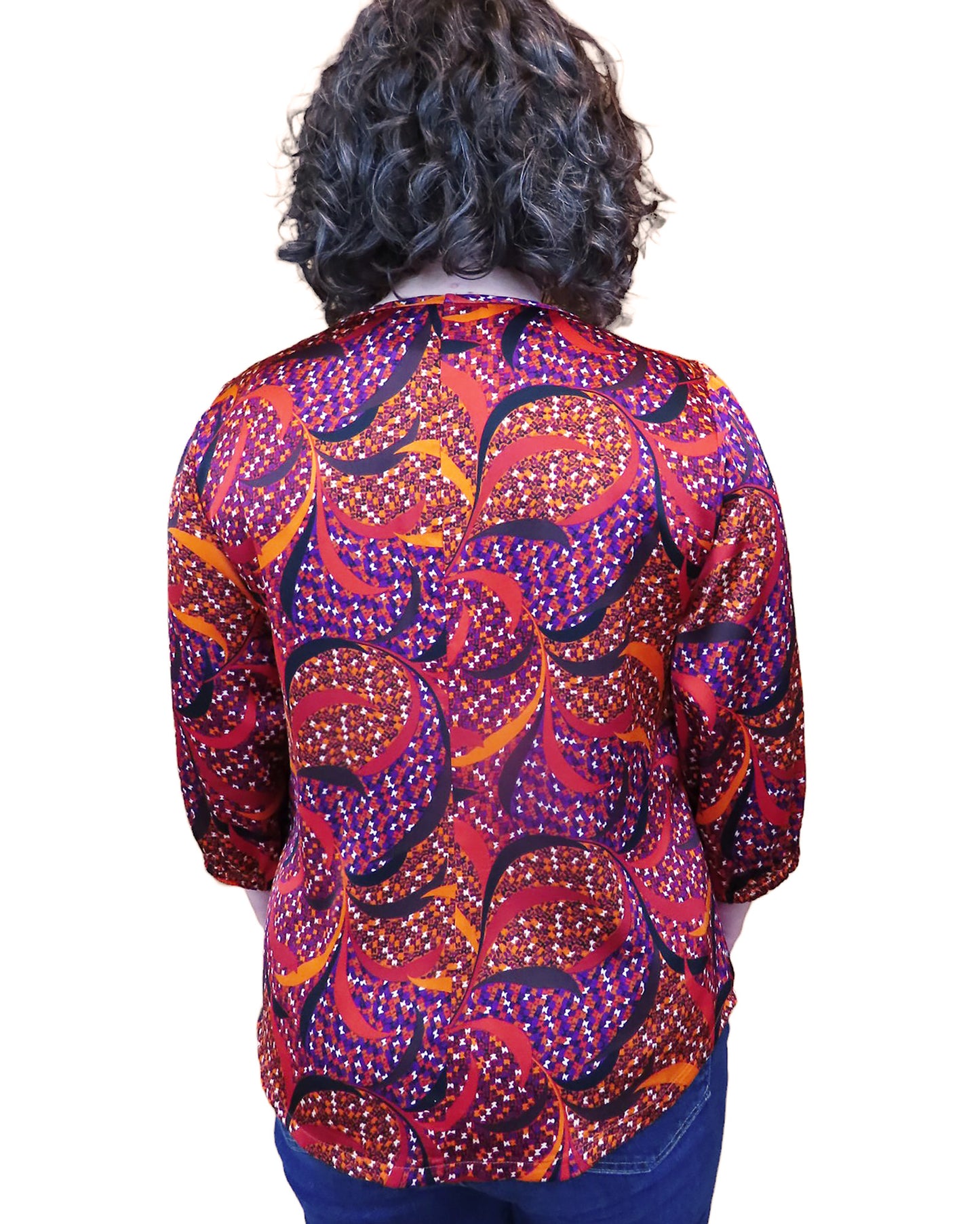 LUSTRE Blouse - PUMPKIN Plume - FINAL SALE!