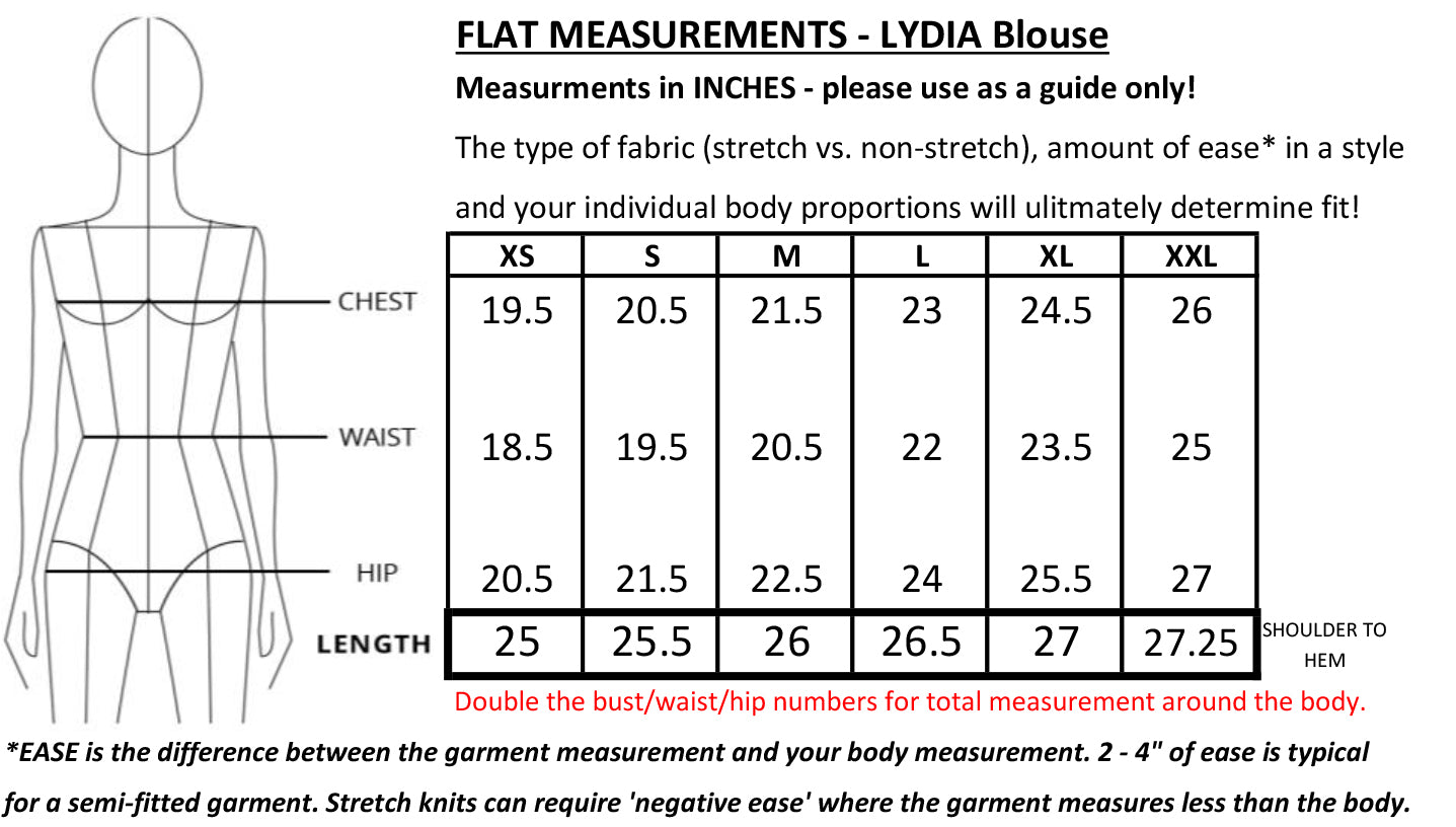 LYDIA Dot Blouse - BLK/WHT