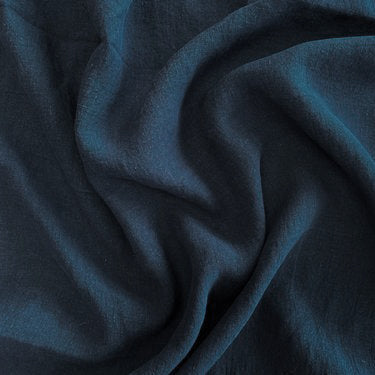 OTIS Rumple Blouse - NAVY SANDWASH