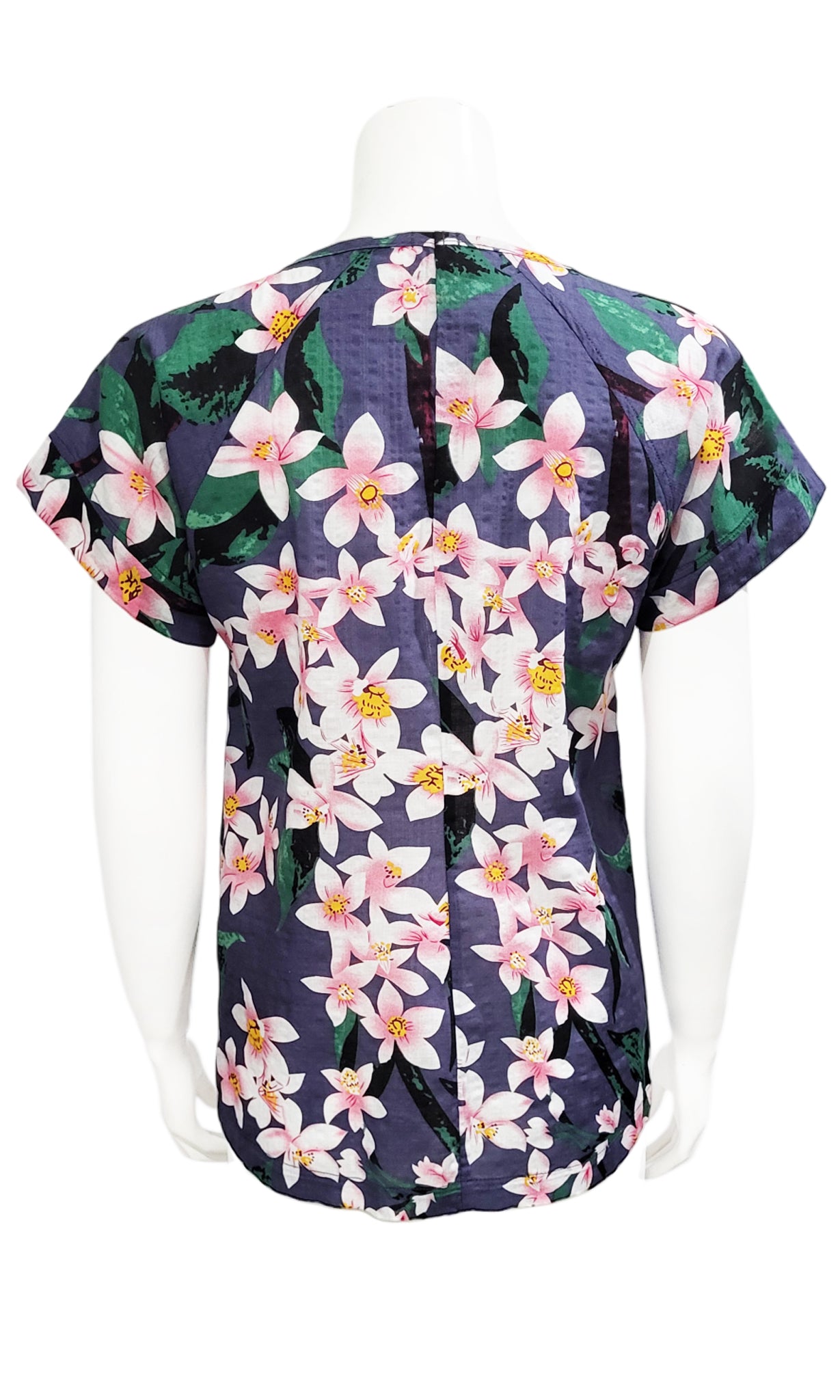 OLLY Print Blouse - HAWAII MIST