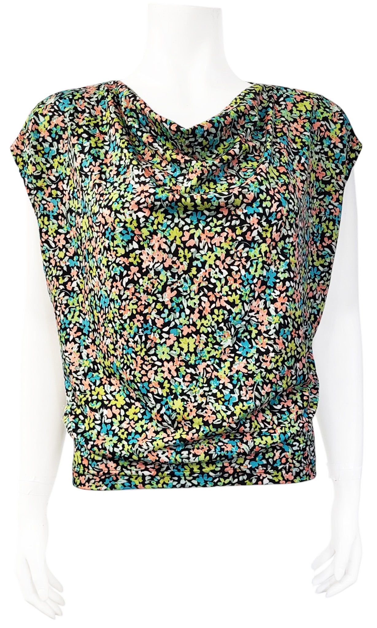 BOWEN Slouch Cowl Tee - PIMENTO POSEY