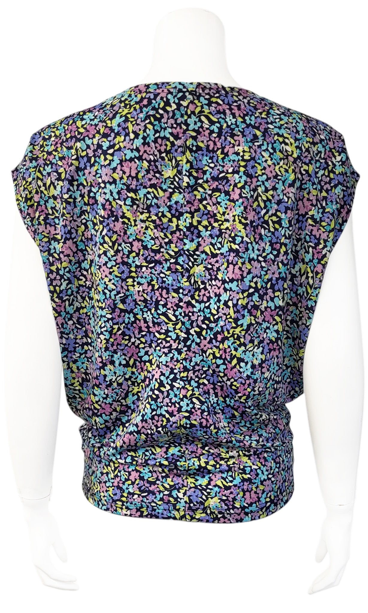 BOWEN Slouch Cowl Tee - PURPLE POSEY