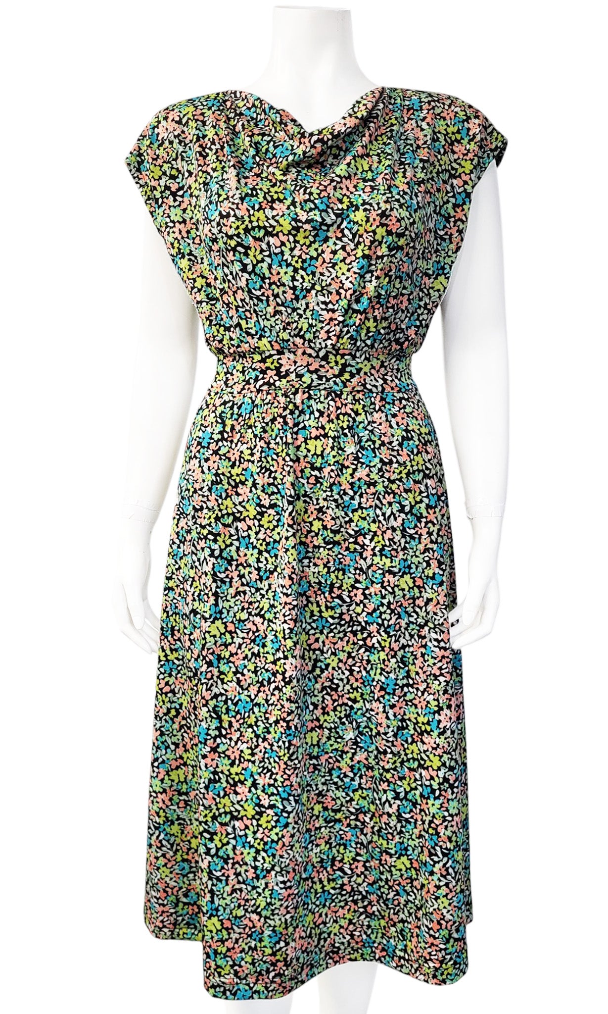 CALISTA Slouch Cowl Dress - PIMENTO POSEY