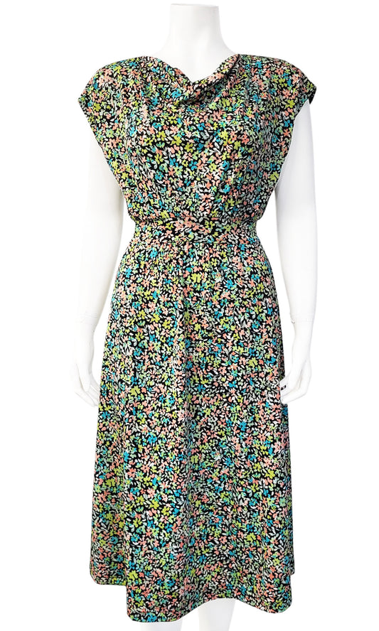 CALISTA Slouch Cowl Dress - PIMENTO POSEY