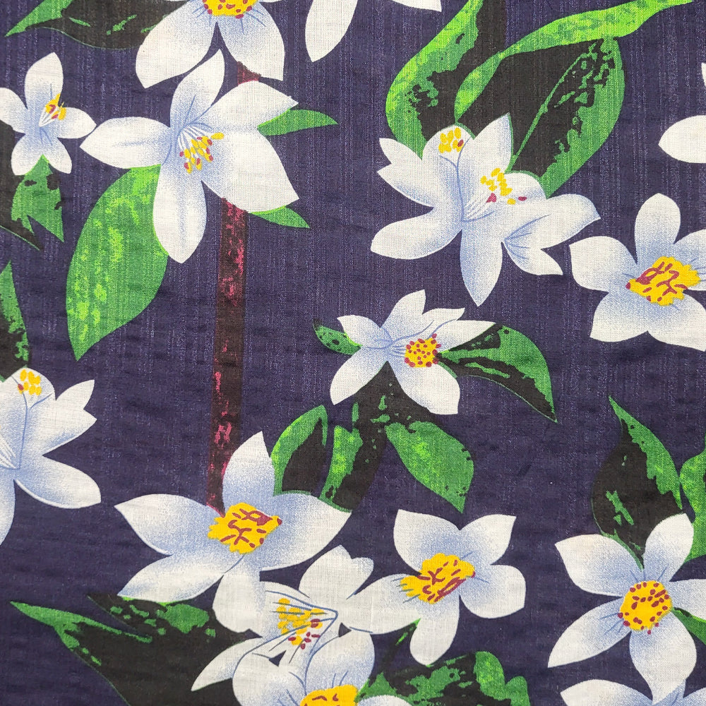 OLLY Print Blouse - BLUE HAWAII