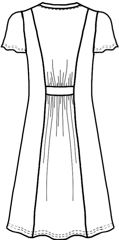 DELPHINE Blue Fleur Dress - FINAL SALE