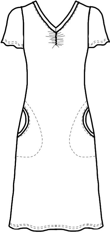 DELPHINE Blue Fleur Dress - FINAL SALE