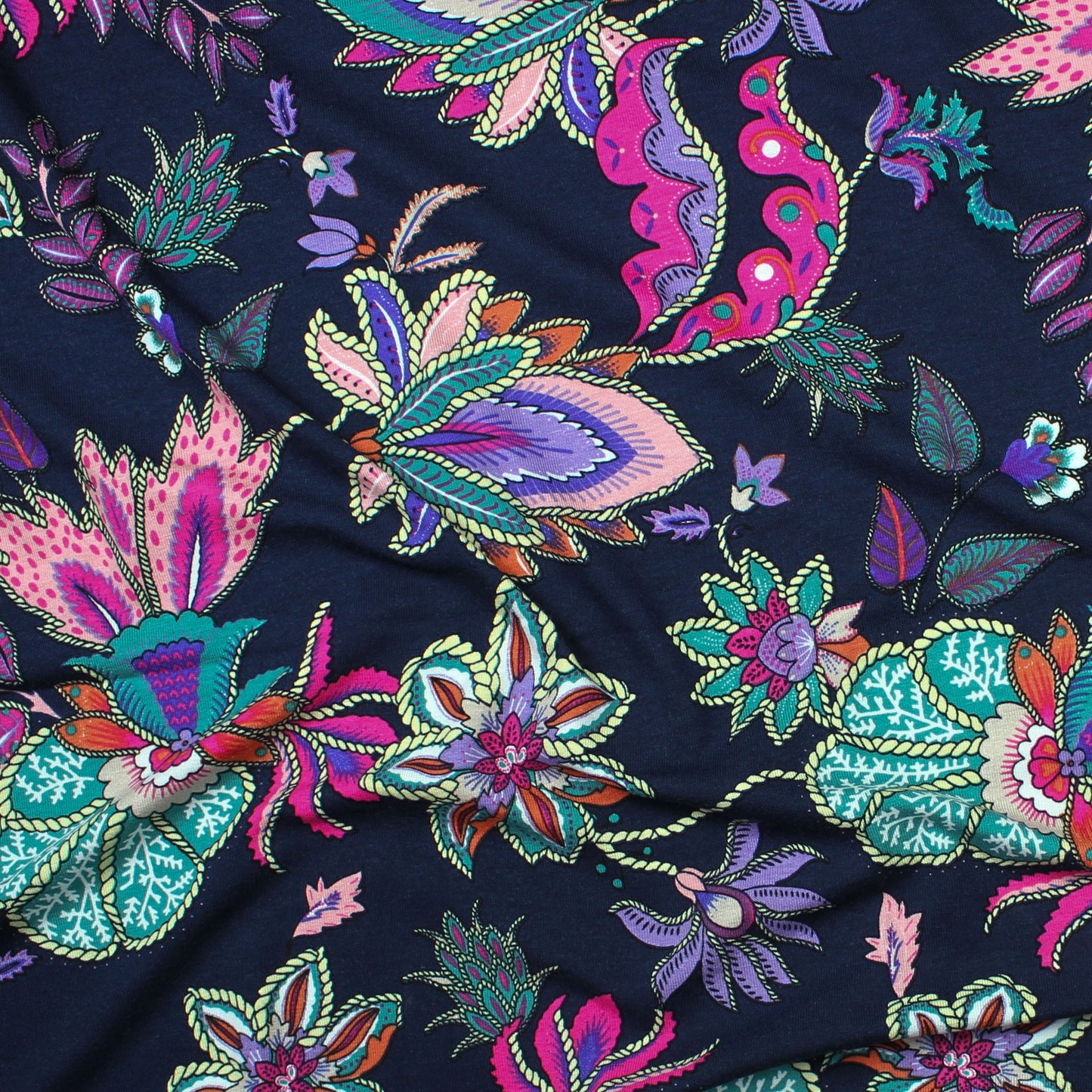 DELPHINE Blue Fleur Dress - FINAL SALE