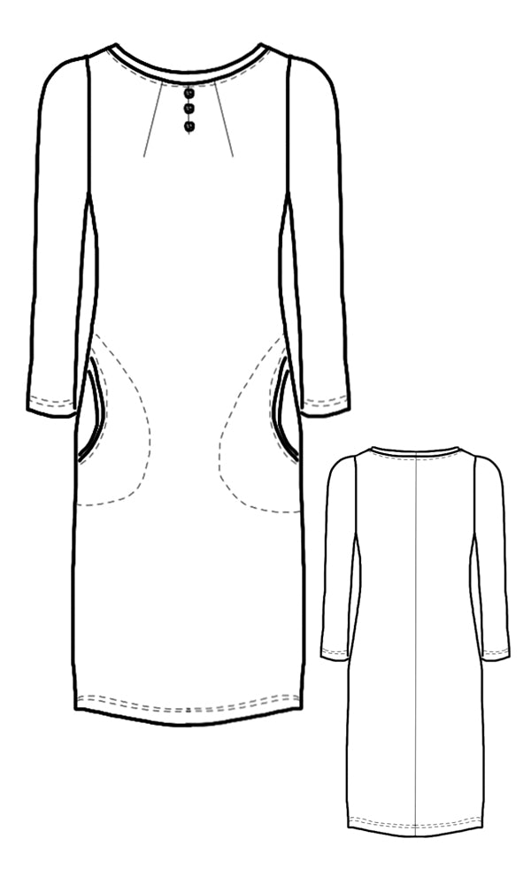 FIONA Floral Plaid Shift (3cols) - FINAL SALE