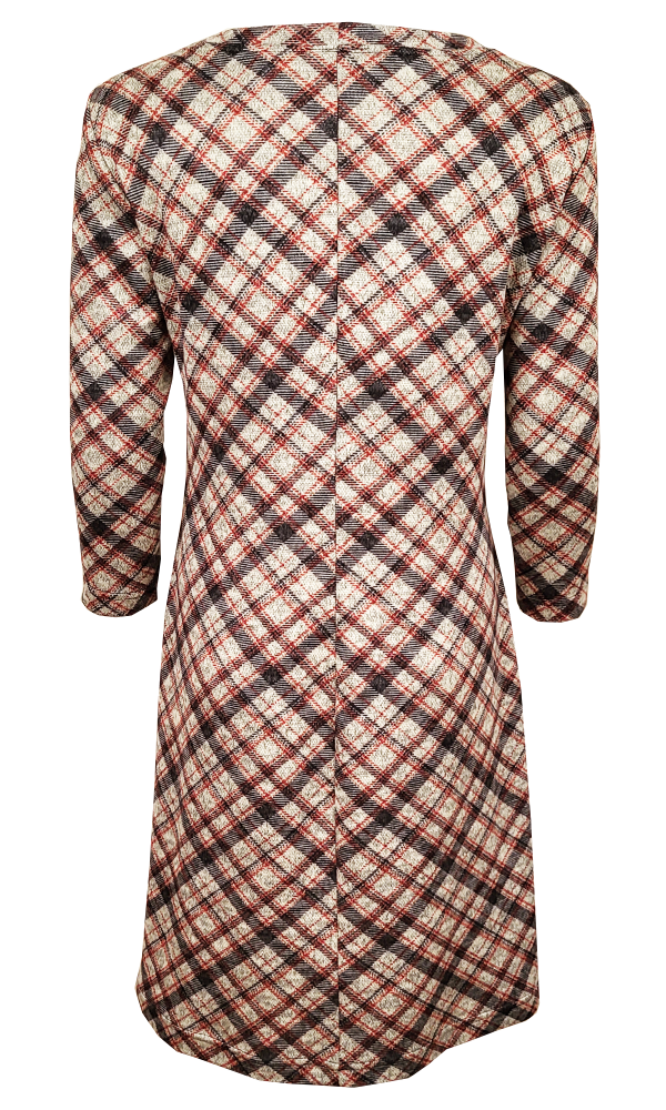 FIONA Floral Plaid Shift (3cols) - FINAL SALE