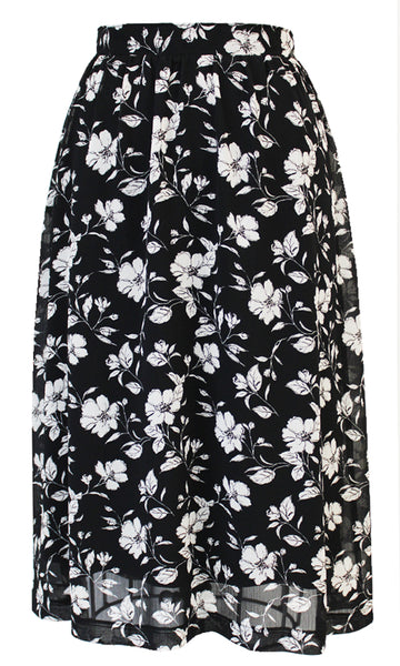 SHIRRA Florette Midi Skirt (2cols)
