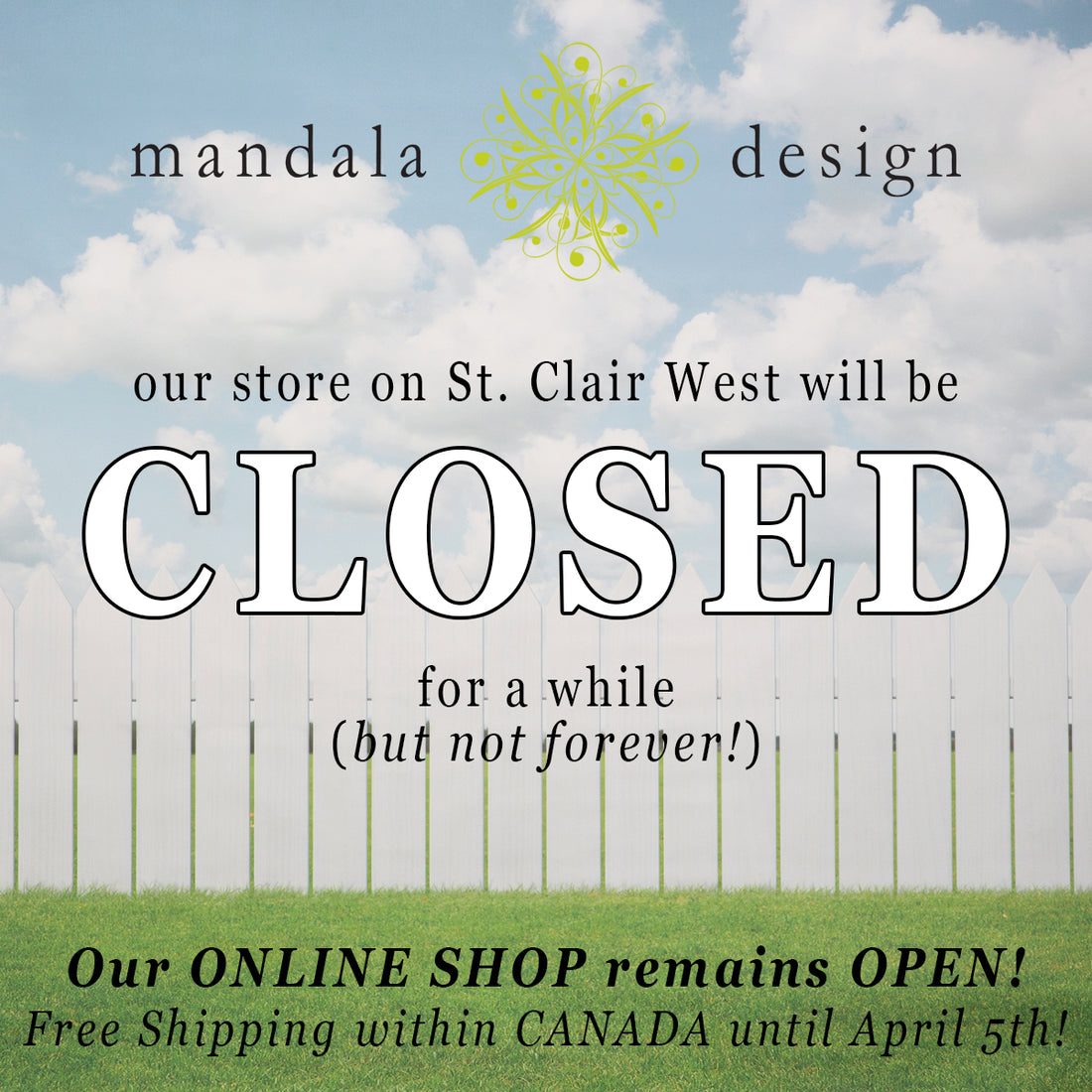 Temporary Closure due to Covid-19