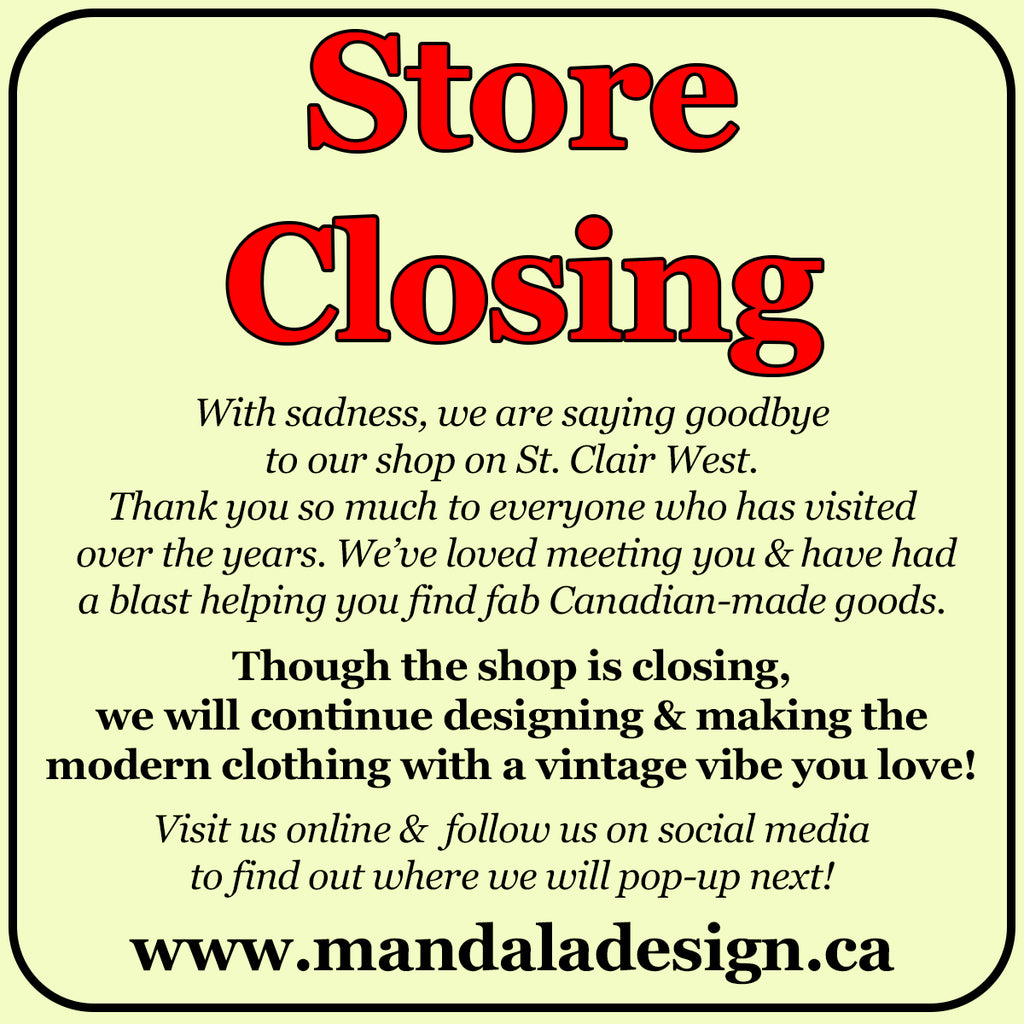 Store Closing News.