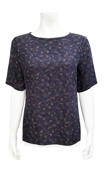 CECIL Box Blouse - NIGHT HEX