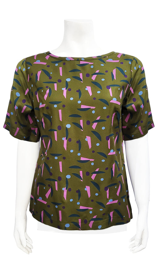 CECIL Box Blouse - PLAYTIME IVY