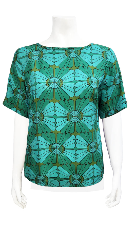 CECIL Box Blouse - VINTAGE TILE