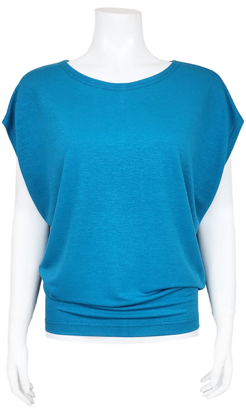 CHARLES Slouch Tee - CERULEAN