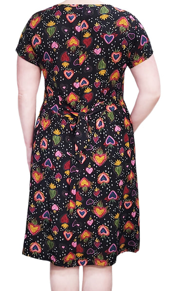 CLEMENTINE Flaming Hearts Dress