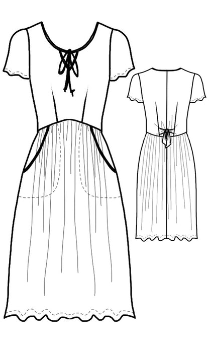 CLEMENTINE Flaming Hearts Dress - FINAL SALE