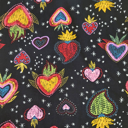 BRONTE Flaming Hearts Blouse - FINAL SALE