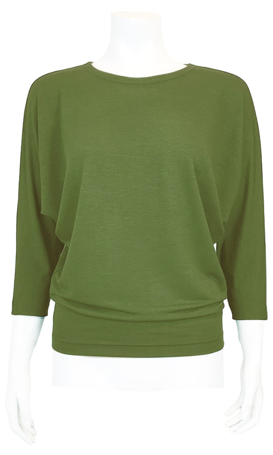 JO Bamboo Slouch Tee - AVOCADO