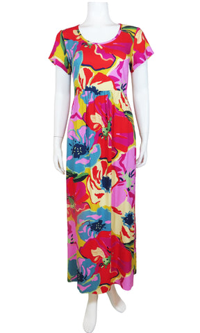 LINDLEY Bloom Maxi Dress in PINK