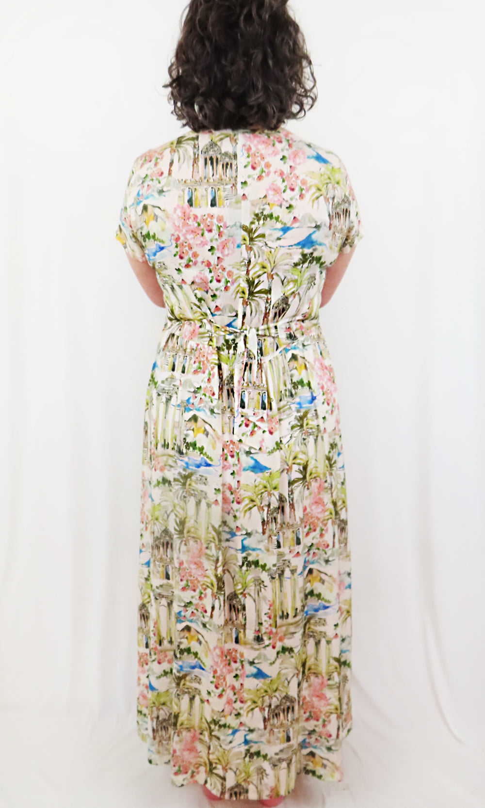 LINDLEY Ruins Maxi Dress in ANTIQUE