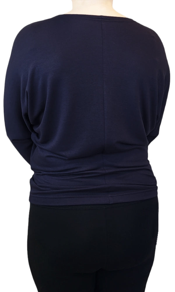 JOEL Slouch Tee - NAVY