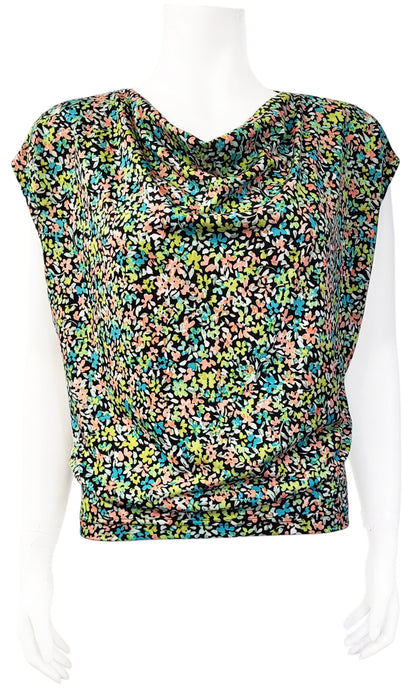 BOWEN Slouch Cowl Tee - PIMENTO POSEY