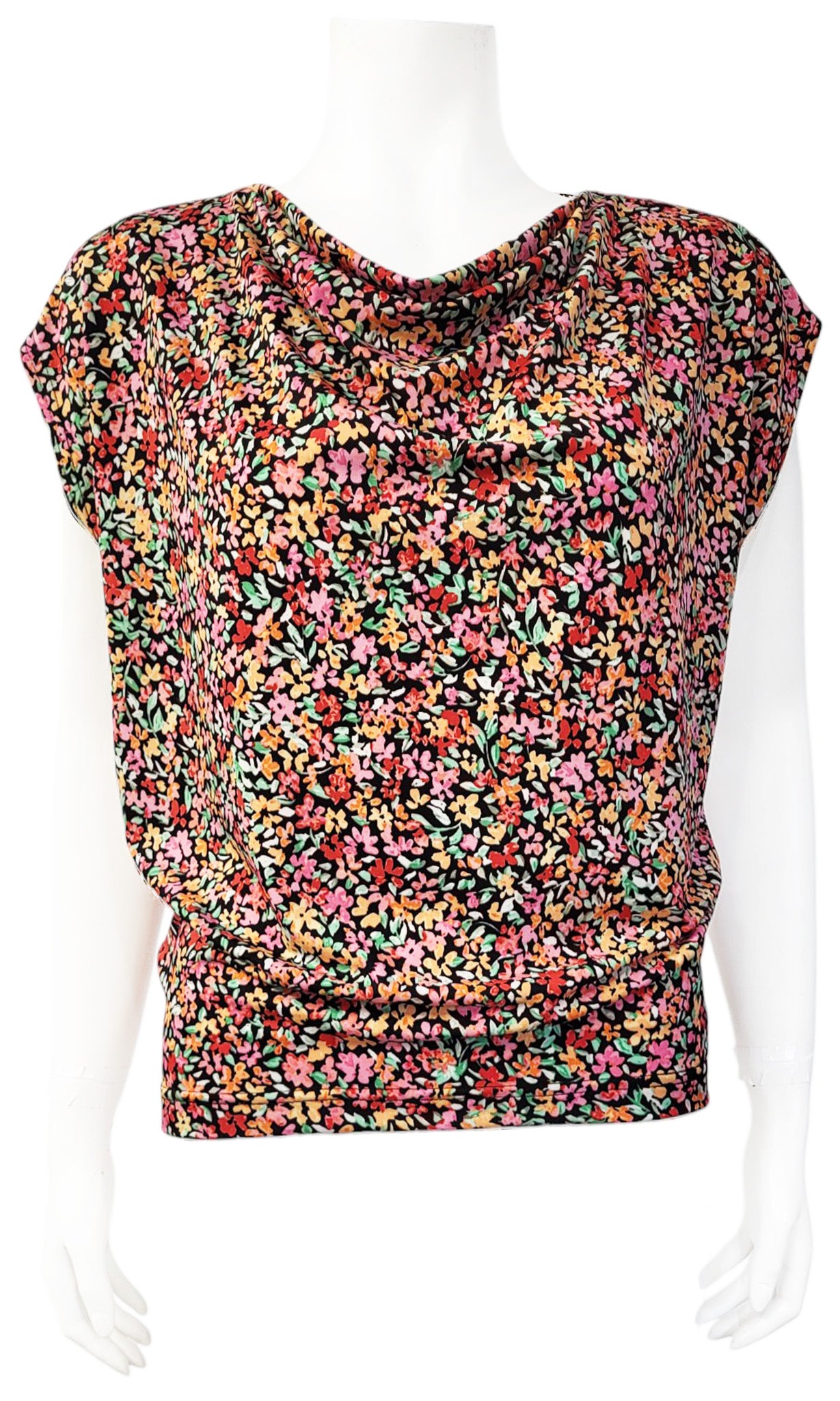 BOWEN Slouch Cowl Tee - PINK POSEY
