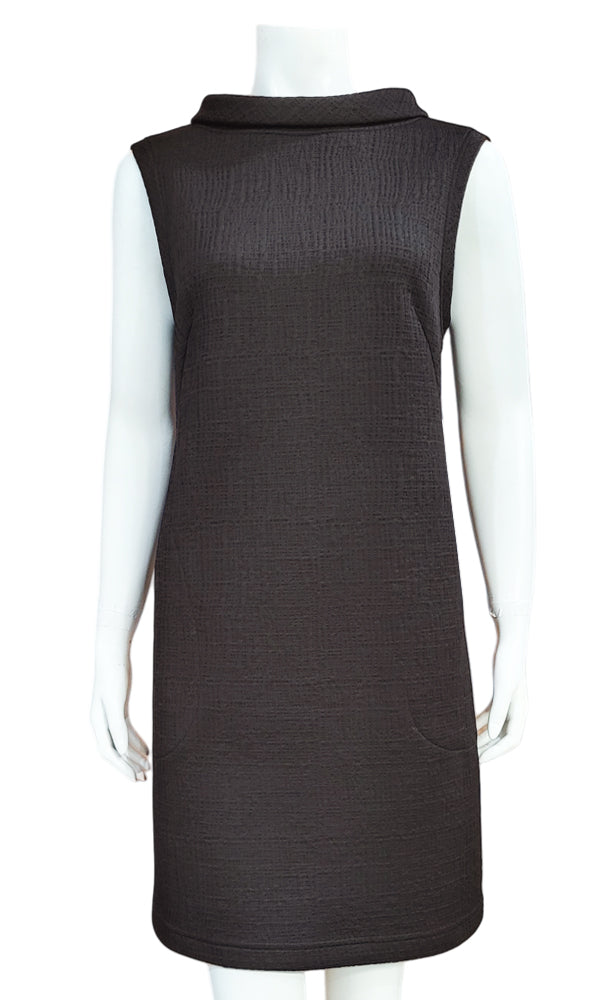 LINUS Jacquard Tunic - SMOKY BROWN