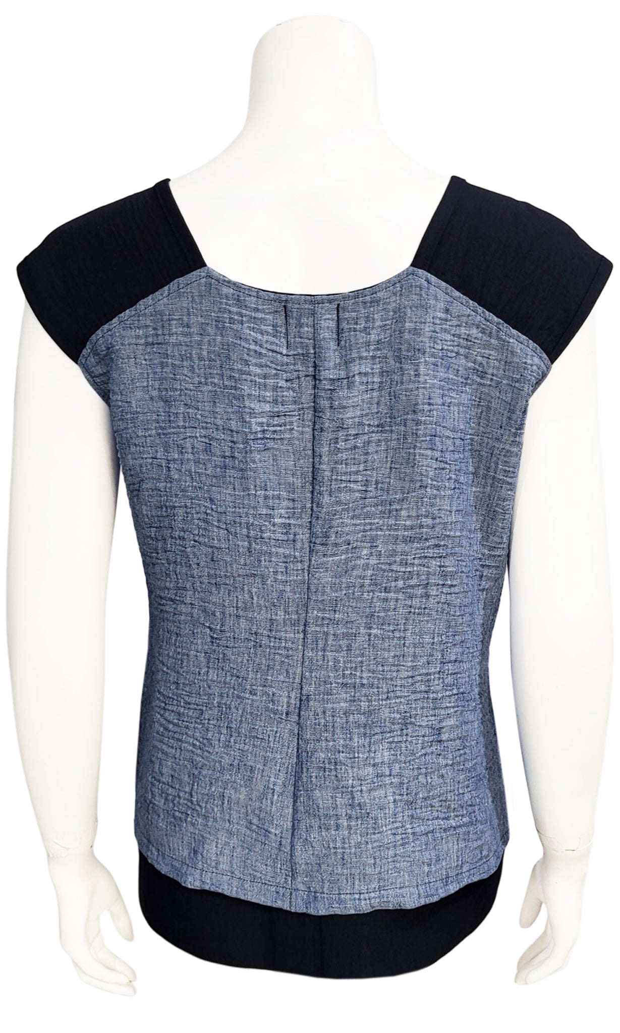 TWAIN Inversible Blouse - Denim
