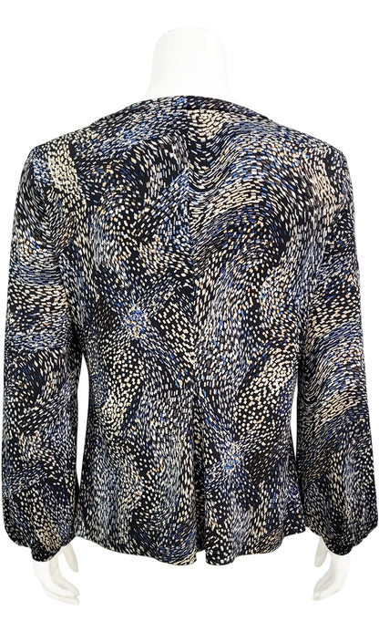 GWEN Starry Night Blouse - BLUE