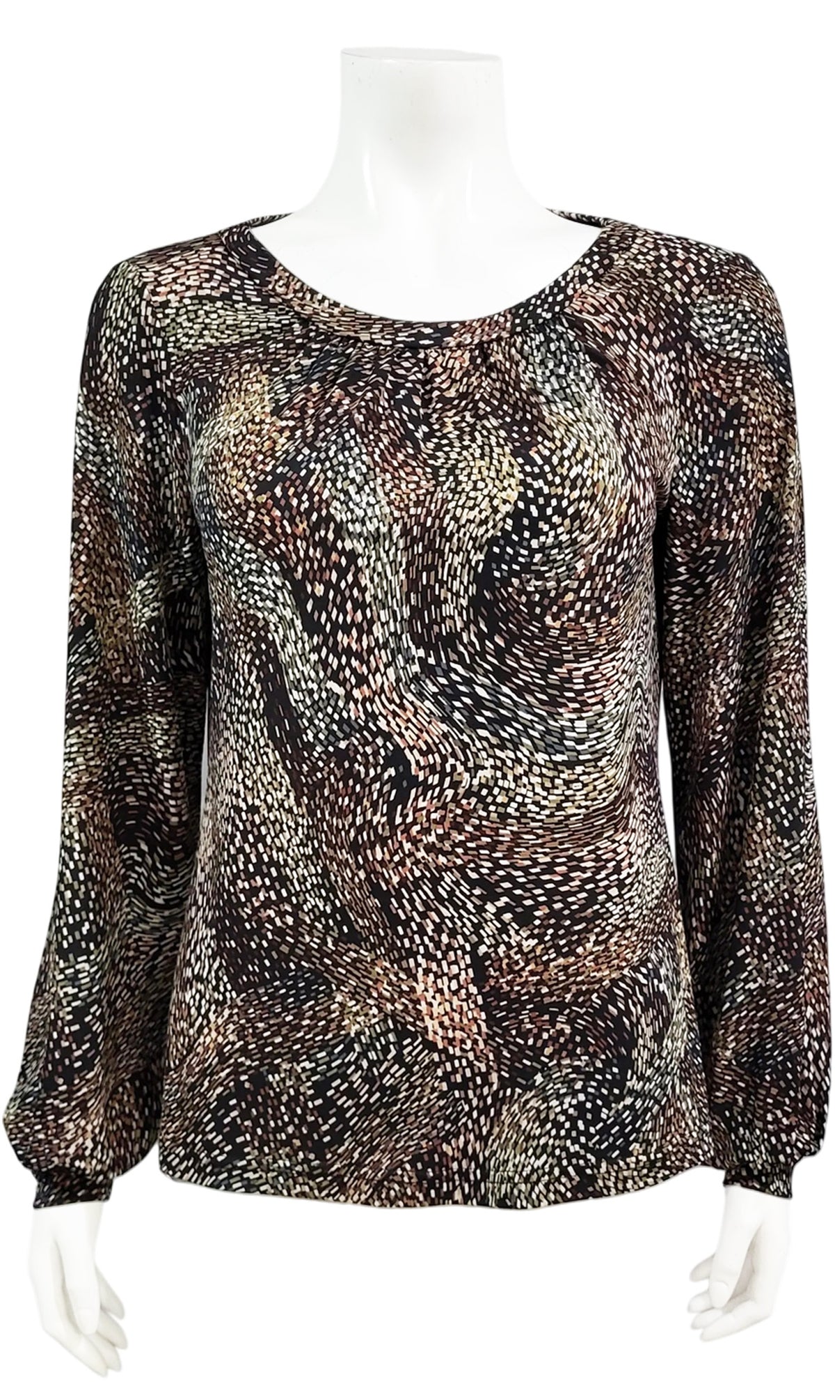 GWEN Starry Night Blouse - BROWN