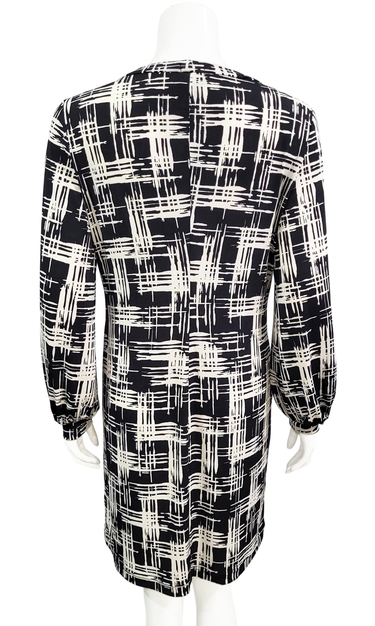 GWYNETH Hopscotch Dress - BLACK