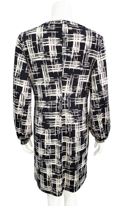 GWYNETH Hopscotch Dress - BLACK