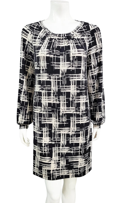 GWYNETH Hopscotch Dress - BLACK