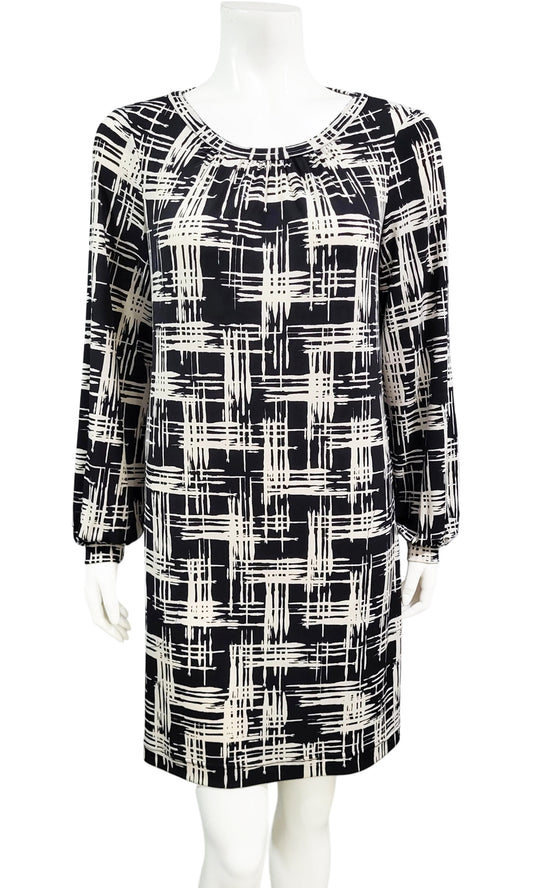 GWYNETH Hopscotch Dress - BLACK