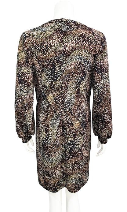 GWYNETH Starry Night Dress - BROWN