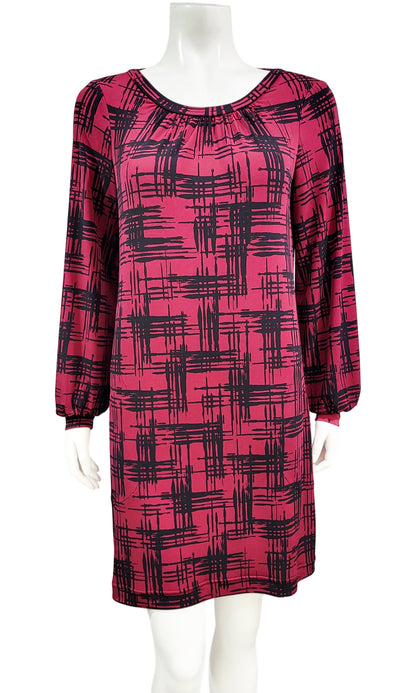 GWYNETH Hopscotch Dress - CHERRY