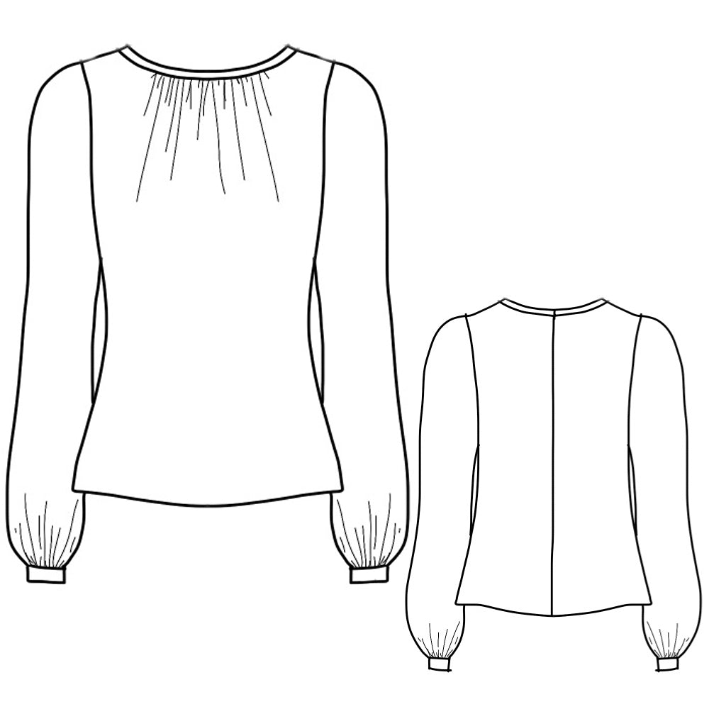 GWEN Vintage Rose Blouse