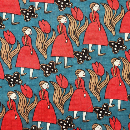 OLLY Print Blouse - TEAL GIRLS