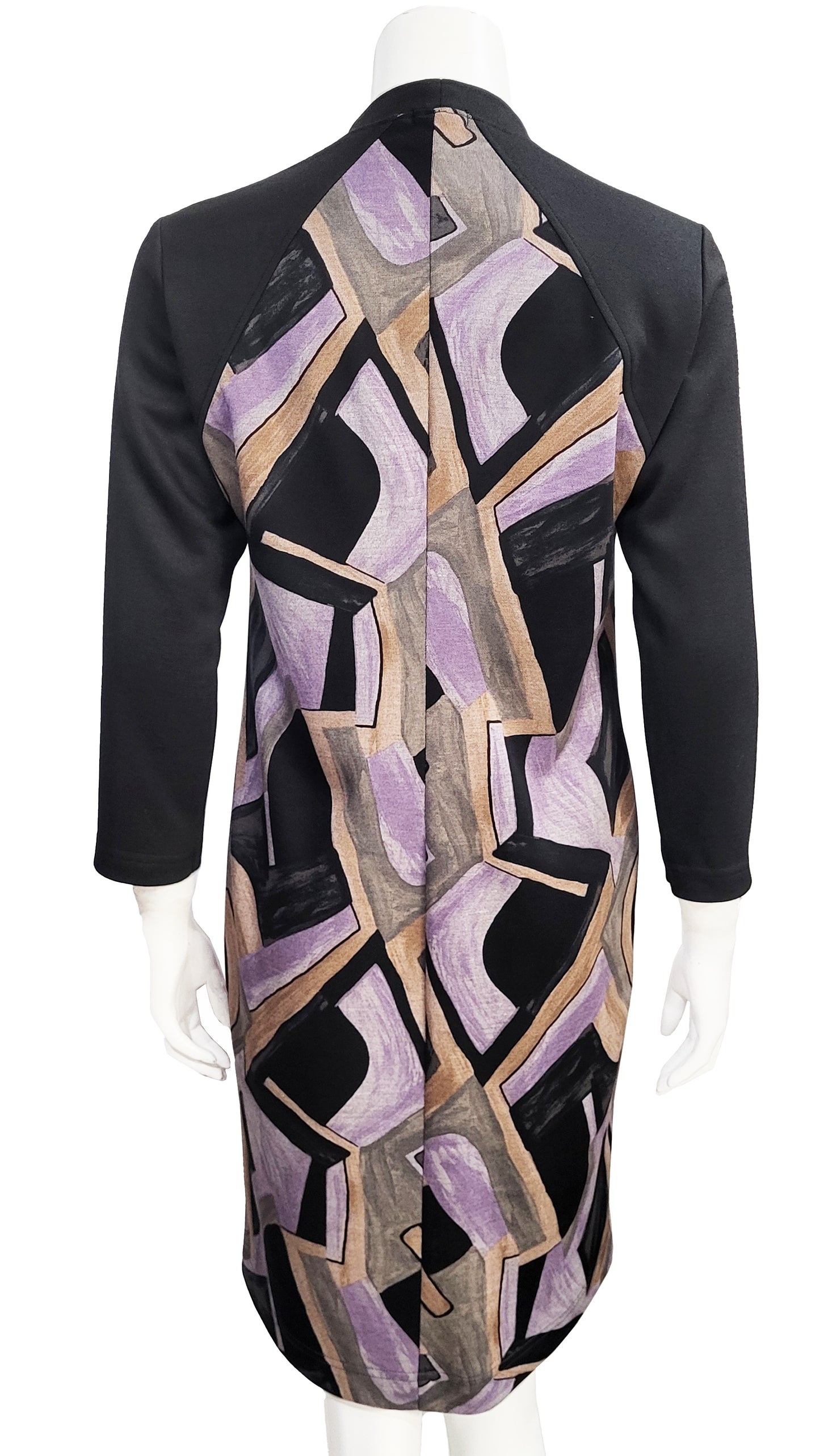 VICTORIA Mock Neck Dress - PURPLE