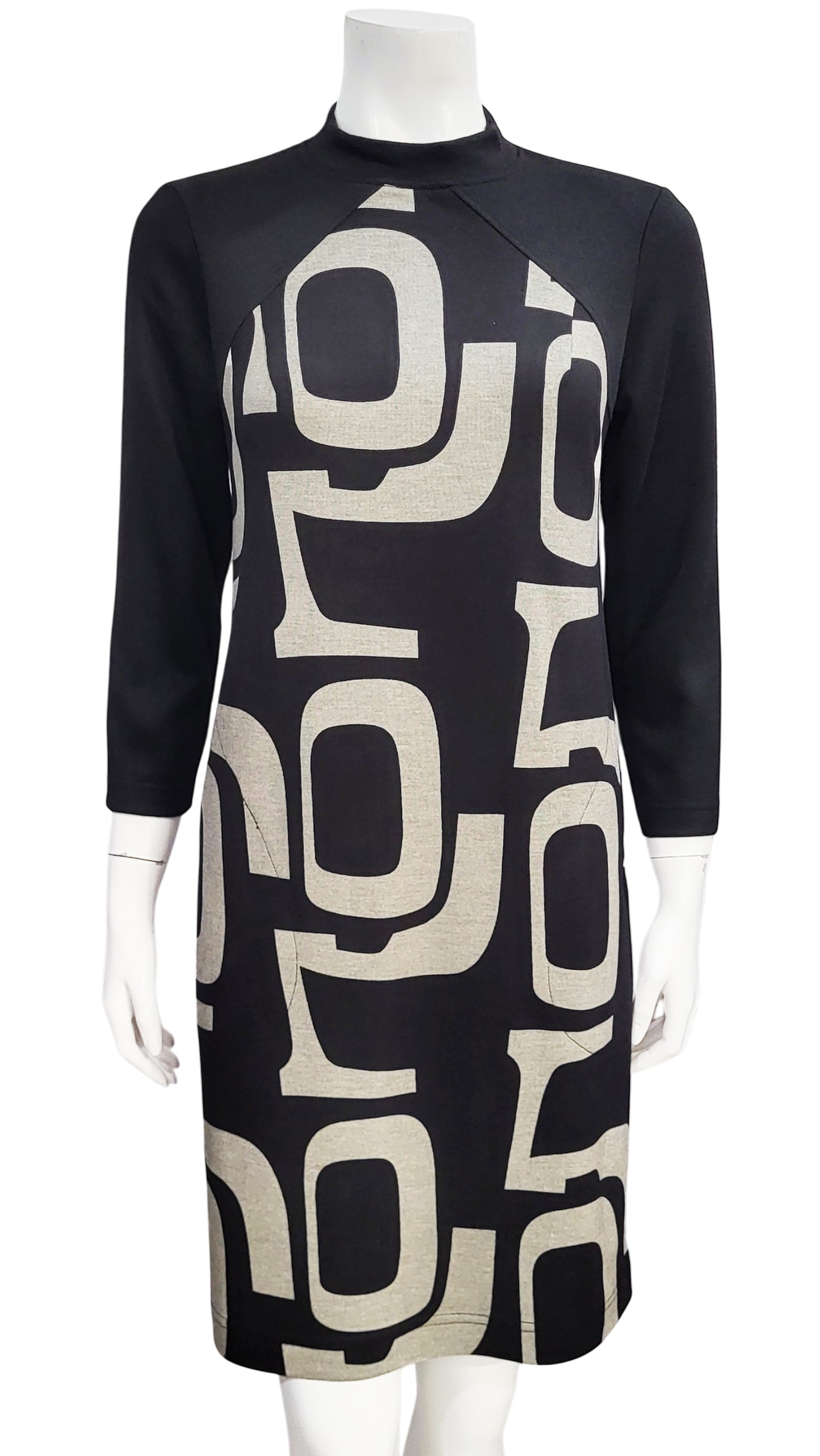 VICTORIA Mock Neck Dress - LETTERS