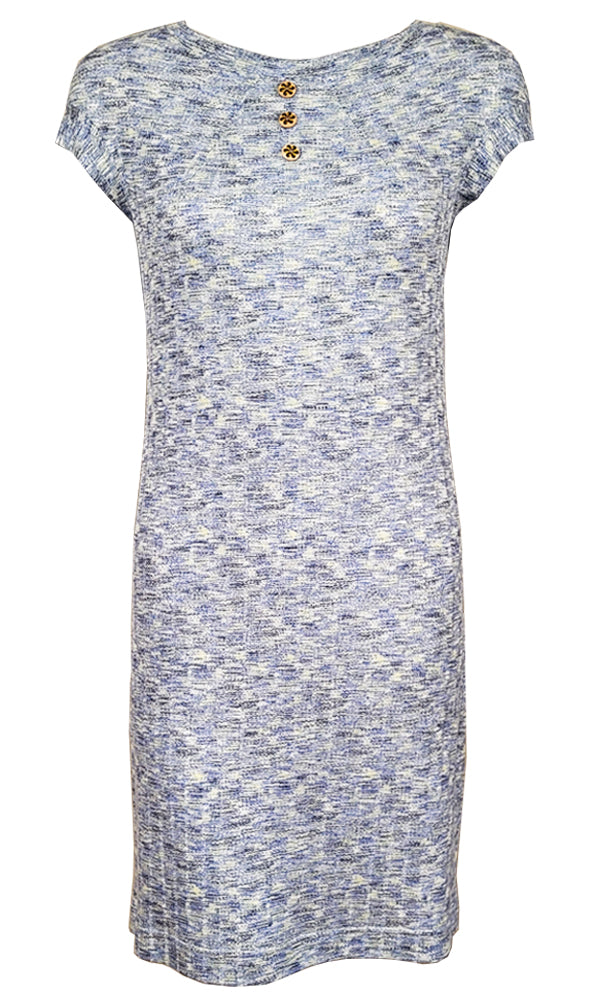 CASSANDRA Blue Fusion Dress - FINAL SALE